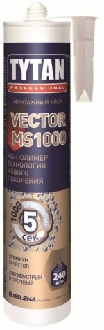 TYTAN Монтажный клей VEKTOR MS 1000 (290мл.)