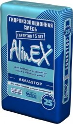 Гидроизоляционная смесь AlinEX Аквастоп (5 кг)